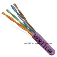 China Made Factory Price UTP Cat5e LAN Cable 1000FT Purple